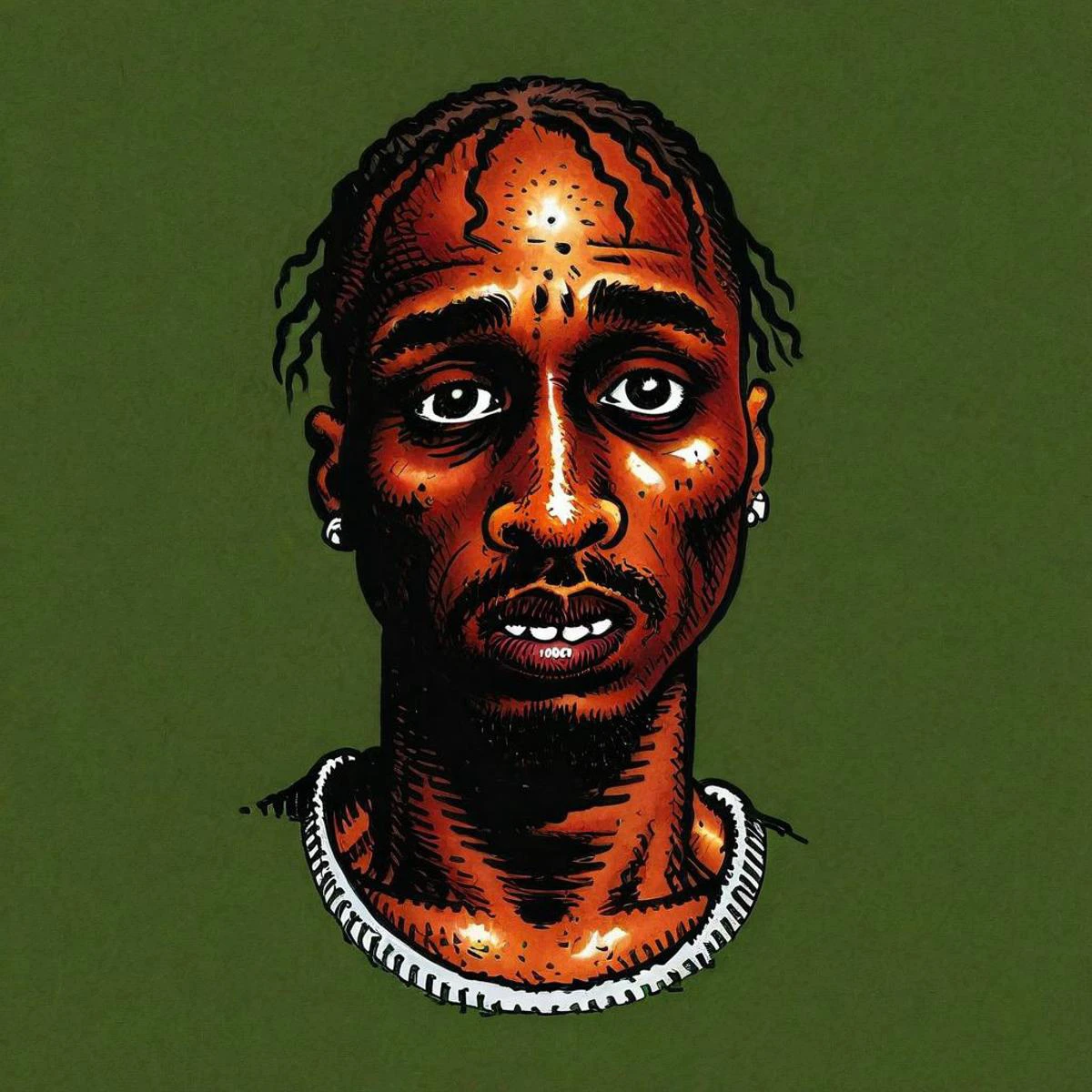 Rough hand drawn color sketch in (rcrumb:1.5) style,
Tupac Shakur
candid pose,
<lora:RCrumb_Style_XL_LyCoris_v1.5.2:1.2>
