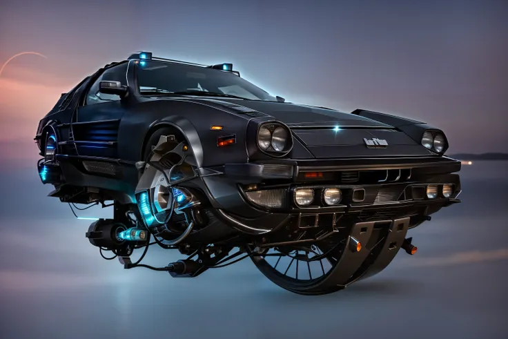 DeLorean DMC-12, a car with its doors open in front of a body of water, delorean background, promo photograph, ancient irish, 2 0 1 4. modern attire, iterations = 5 0 0 0, tail fin, diagnostics, 2 0 1 9, hdr detail, bizzaro, by Grillo Demo, artefact microscope detalles, zoom detalles, fine detalles, extreme detalles, deblure, sharpen, detaliled, 8k