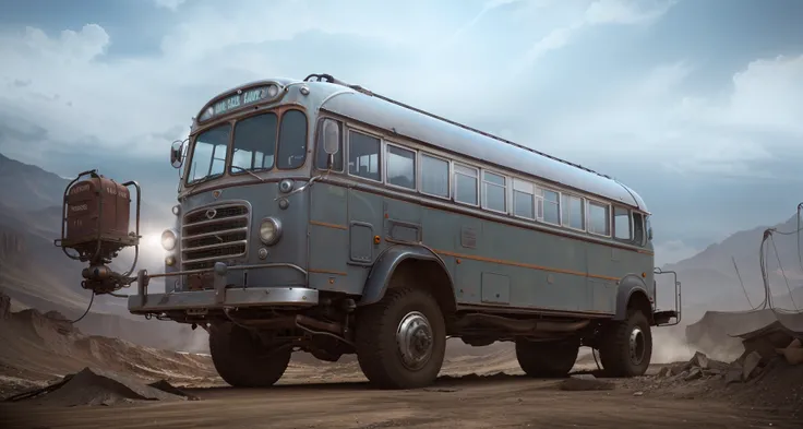 flying silver bus<lora:Retro-Futurism_v2:0.7>, (photorealistic:1.3), best quality, ultra high res, intricate details