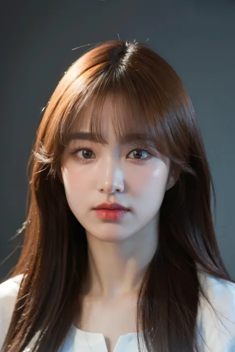 Best quality, masterpiece, ultra high res, (photorealistic:1.4), raw photo, portrait, bangs,   <lora:Diswoned_Nana_v2.0:1>