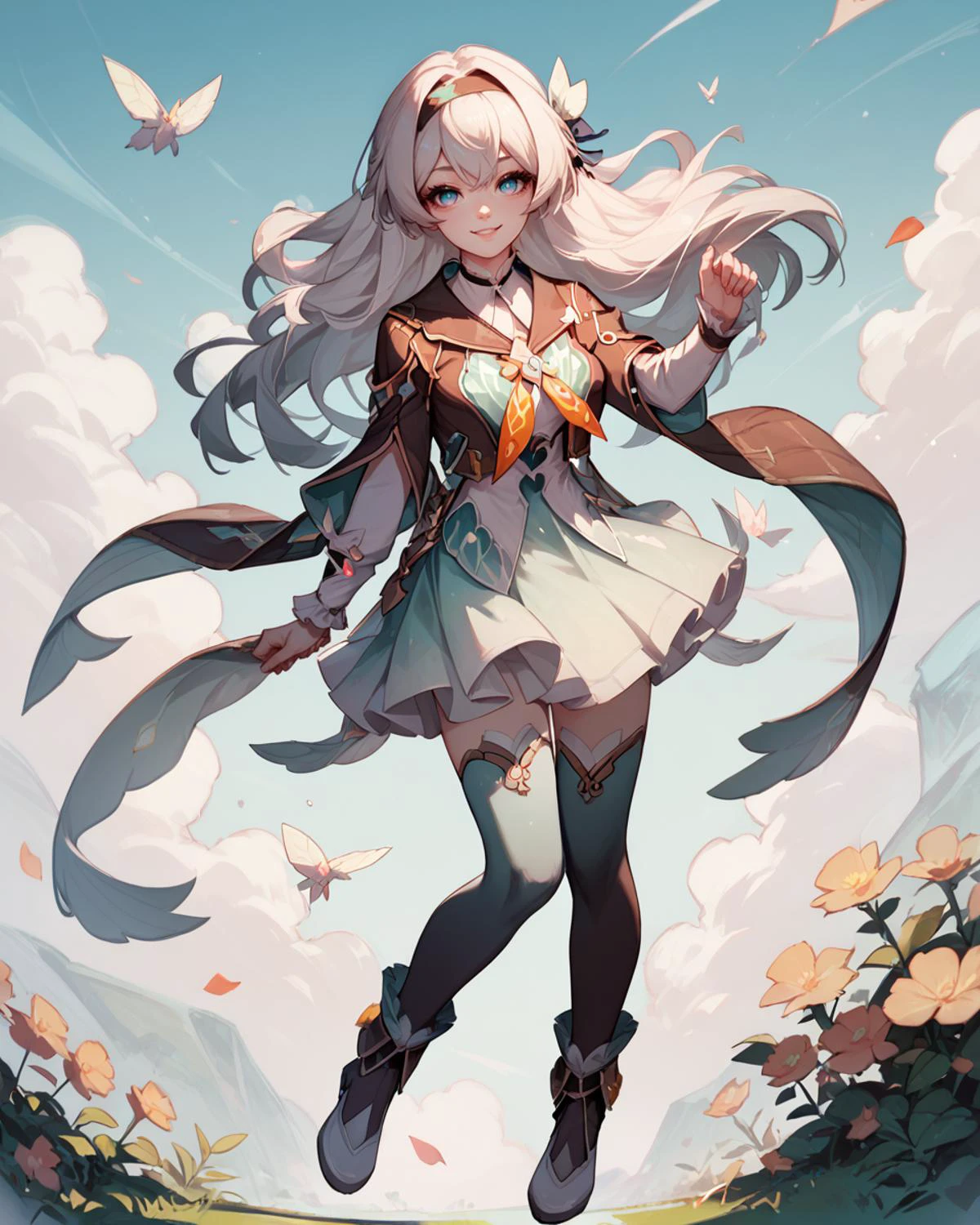 score_9, score_8_up, score_7_up, score_6_up,
<lora:gnd-sdxl:0.3>
<lora:aesthetic_anime_v1s:1>
1girl
looking at viewer, seductive smile, cute
full body
rating_safe
<lora:firefly-strPO-v1b:0.8> fireflyhsr, hairband, gradient thighhighs, boots