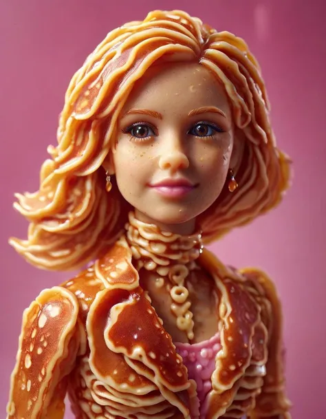 a ais-pncks Barbie, dripping with maple syrup