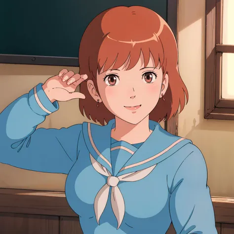 <lora:Nausicaa001:0.7>,
Nausicaa,1girl,
looking at viewer,smile,
school_uniform,sailor,