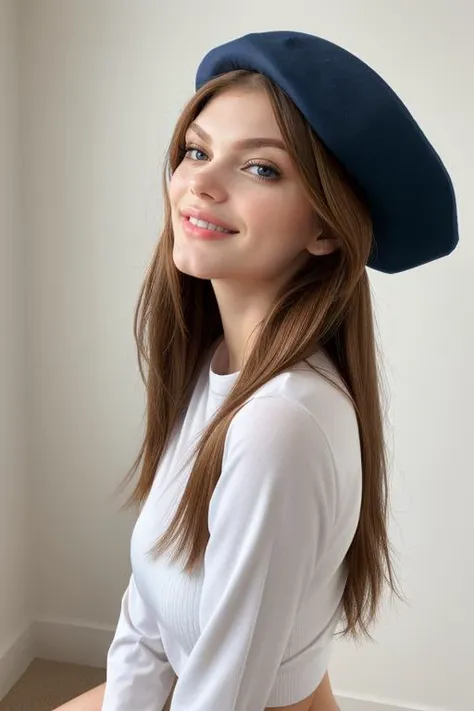 beret or wide-brimmed hat,   [DV_Chantalle_Vicious:0.15]
