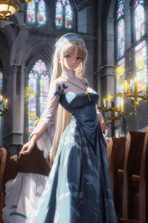 <lora:BeastTamer_Mina_by_minion-20:0.7> mina, looking at viewer, colorful church interior, indoors, tapestries, reverence, dynamic pose, by artgerm, cinematic 4k wallpaper,ultra detailed, high resolution, artstation, award winning