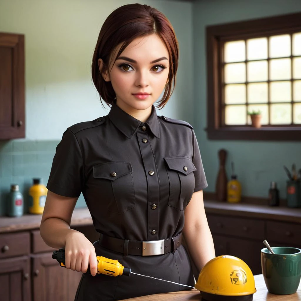 dmcr, screwdriver, 1girl, original,
(dmcr, screwdriver),
<lora:SDXL 50Soviet Military uniform-000003:0.5>
<lora:SDXL demon_core_xl_v2 CF dmcr;screwdriver:1>