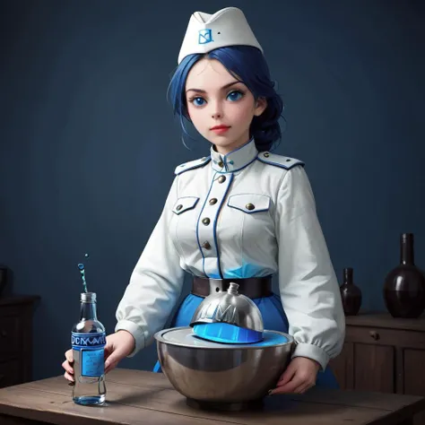 (dmcr, 1girl, original), glowing demon core, emphasis lines, surprised, flying sweatdrops,drinking vodka with a large bottle in hand, mika \(blue archive\), white capelet,
(dmcr),screwdriver,
<lora:SDXL demon_core_xl_v2 CF dmcr;screwdriver:1.1>,
<lora:SDXL 50Soviet Military uniform-000003:0.8>