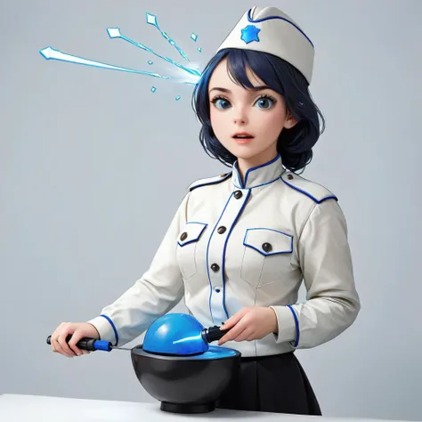 (dmcr, 1girl, original), glowing, emphasis lines, surprised, flying sweatdrops, open mouth, mika \(blue archive\), white capelet
(dmcr),screwdriver,
<lora:SDXL demon_core_xl_v2 CF dmcr;screwdriver:1.1>,
<lora:SDXL 50Soviet Military uniform-000003:0.8>