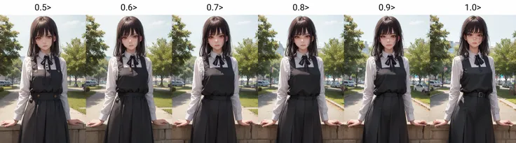 (masterpiece, best quality:1.2), <lora:csm_yoru-20:0.5>, cowboy shot, solo, 1girl, yoru \(chainsaw man\), expressionless, closed mouth, looking at viewer, yellow eyes, pinafore dress, shirt, neck ribbon