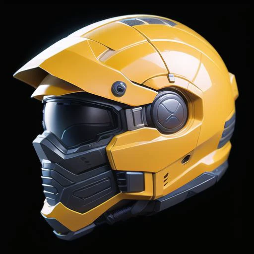 Hd, Masterpiece, Helmet, Mecha, white, sci-fi future, structurally correct, black background, game icon<lora:game icon institute game icon_20230710204204-000014:0.5>