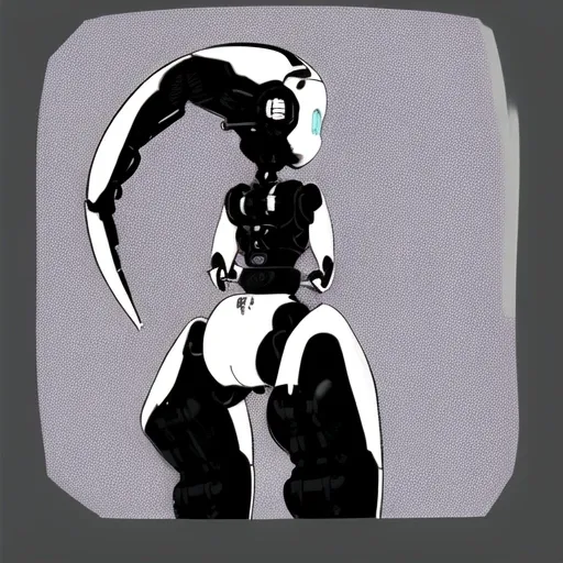 <lora:Drossel:1>, 1girl, 2d, Drossel, ponytail, from behind,