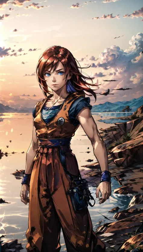 (cowboy shot), sfw, (masterpiece), (best quality:1.0), (ultra highres:1.0), detailed eyes,
BREAK
<lora:KairiKH-000006:0.7> Kairi, 1girl, long hair
<lora:turtleschooluniform,dougi, belt, orange pants, blue footwear:1> (TurtleSchoolUniform)
<lora:more_details:0.5>
BREAK
island house, gorgeous view