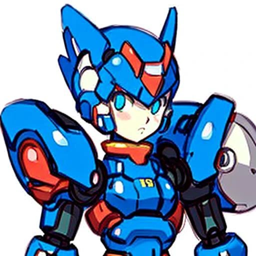 concept art, sketch, of megaman reploid,
perfect anime eyes, mechanical, perfect face portrait of Megaman style robot android cyborg reploid, half shot, red black and white futuristic armor, confident pose, wearing a open-face helmet, sci-fi, mechanical, half body, (masterpiece:1.3), upper body, science fiction, clean lines, bold lines, high detailed face, <lora:reploidv2_merge2:1>