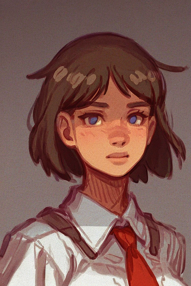 Collared shirt, Woman, fcPortrait