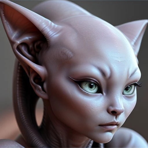 alien sphynxcatgirl bigbadejo alien_monster <lora:alien_lora:0.85> <lora:sphynxcatgirl_v4.0:0.45>