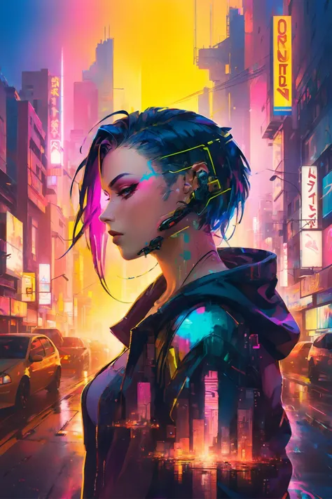 <lora:Double_Exposure:1> double exposure, cyberpunk neon light <lora:sdxlInkpunkstyle_v01:1> (paint splashes, colorful, outrun, paint texture:1.1) <lora:add-detail-xl:2>