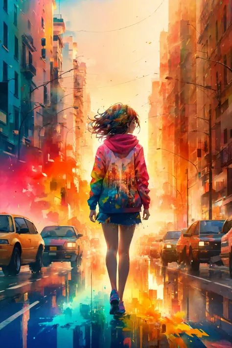 <lora:Double_Exposure:1> double exposure, city, girl <lora:sdxlInkpunkstyle_v01:1> (paint splashes, colorful, outrun, paint texture:1.2) <lora:add-detail-xl:2>, (masterpiece:1.2), best quality, (hyperdetailed, highest detailed:1.2), high resolution textures