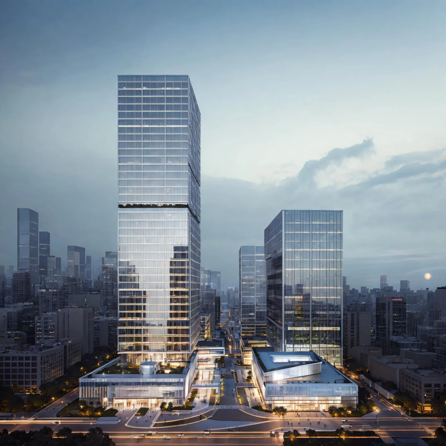 office building,in the style of futuristic cityscapes,night,
extremely detailed,best quality,masterpiece,high resolution,8k,best quality,high resolution,hyper-realistic,photo real,highly detailed, <lora:office_buildingV2.1:0.5>