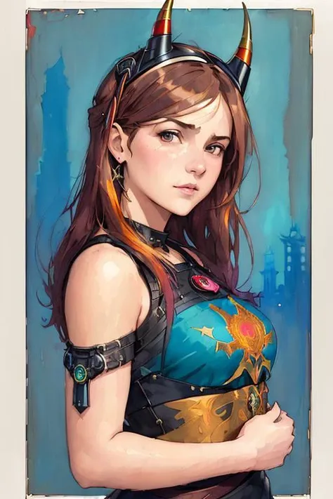 (Girlish Painting:1.3) of (Ultra detailed:1.3),(Cosy:1.3),best quality,masterpiece,highly detailed,ultra-detailed,1girl,[Emma Watson:Chou Tzu-yu:0.2],, unreal engin 5,octane render,(2D:1.2), limited palette flat color,, digital painting, artstation, concept art, smooth, sharp focus,art by ross tran and greg rutkowski and alphonse Mucha and Bak Karol,, (oil painting:1.16),(acrylic paint:1.16),(colorful:1.16), (watercolor:1.16),, by (nvinkpunk:1.0),(kuvshinov:1.0),(dreamlikeart:1.0),(samdoesart:1.0),(modelshoot style:1.0),(by Artist Koho Shoda:1.3),(by Artist Mike Mignola:1.3),(by Artist Joop Polder:1.3),(Classicism Art:1.3),(Industrial Art:1.3),(Solarpunk Art:1.3)<hypernet:2nvinkpunk:1.0>  corneo_power
