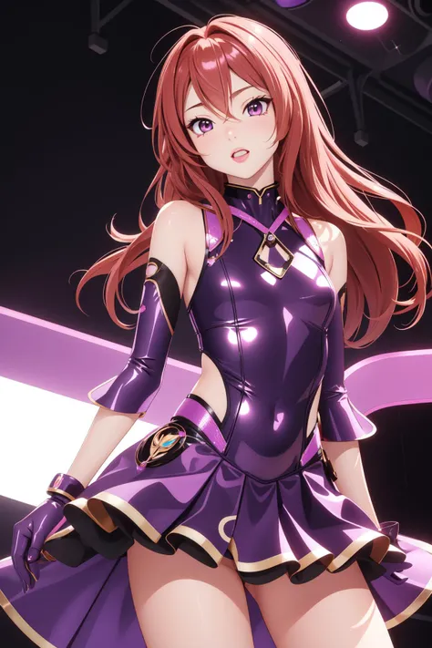 DV_Sakura_Vicious, 1girl, dressed, upper body, <lora:flat2:0.3>