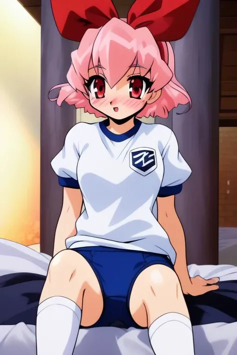 masterpiece, 1girl, beauty beauty \(bobobo-bo bo-bobo\),  pink hair, masterpiece, expensive quality, very_expensive_solve, big_file size, full color,(completely nude:1.2),pussy,niplles,(Loli kid),room ,(vaginal sex:1.3),