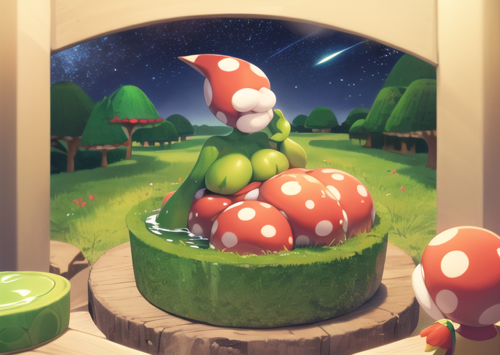 Piranha Plant [Set1] /  Mario (Series)  / Plant Girl / ???????? Monster  Hevy training