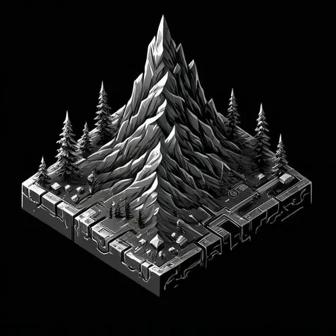 <lora:metal_tee_sdxl>,metal_tee,vector digital illustration,(black background:1.5),<lora:MinTattooXL-000034>,drawing of a minimalist tattoo,<lora:zavy-ctsmtrc-sdxl:0.8>,zavy-ctsmtrc,isometric,peak, (masterpiece, best quality, high quality, highres, ultra-detailed),