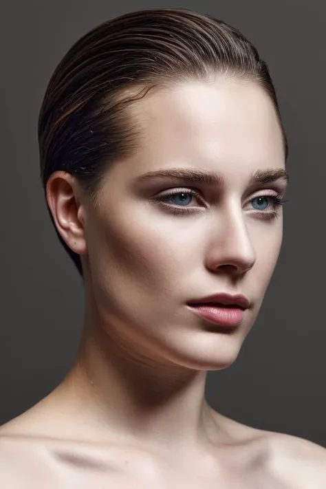 full color portrait of sks woman, (nude:1.0), (oiled shiny skin:1.0), undercut hair,
masterpiece, best quality, sharp focus, highres 8k uhd, ultra-detailed, rim light, grey background,
<lora:CR-EvanRachelWood_v1lycoris-malcolmrey:1.2>