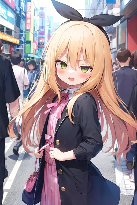 <lora:gekioko_v250:1>
 (cleavage:-1.5),
insanely detailed, absurdres, ultra-highres, ultra-detailed, best quality,
1girl, solo, nice hands, perfect hands,
BREAK,
(wearing harajuku-style coordinate),
angry, open mouth, cowboy shot,
BREAK,
slender, kawaii, perfect symmetrical face, ultra cute girl, ultra cute face, ultra detailed eyes, ultra detailed hair, ultra cute, ultra beautiful,
by Canon EOS, SIGMA Art Lens 35mm F1.4, ISO 200 Shutter Speed 2000,
in harajuku, shibuya, tokyo, street, crowd, cityscape,
medium breasts,
BREAK,
(orange medium hair, green eyes),