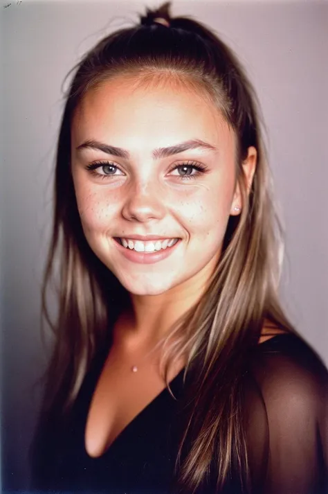 (close-up, editorial photograph of a 20 yo woman from the 1940's), (highly detailed face:1.4) (smile:0.7) (background inside dark, moody, private study:1.3) POV, by lee jeffries, nikon d850, film stock photograph ,4 kodak portra 400 ,camera f1.6 lens ,rich colors ,hyper realistic ,lifelike texture, dramatic lighting , cinestill 800,