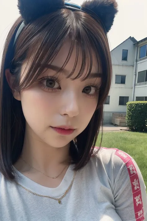 <lora:add_detail:0.4> , a photo of momo_burlesque, <lora:momo_burlesque-15:0.9>, (intricate details:0.8), (hdr, hyperdetailed:1.2), outdoors, close up, t-shirt,