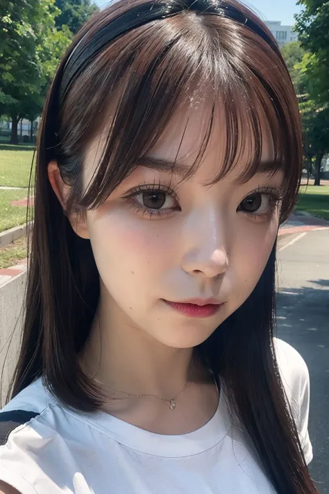 <lora:add_detail:0.4> , a photo of momo_burlesque, <lora:momo_burlesque-15:0.9>, (intricate details:0.8), (hdr, hyperdetailed:1.2), outdoors, close up, t-shirt,