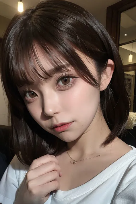<lora:add_detail:0.4> , a photo of momo_burlesque, <lora:momo_burlesque-15:0.9>, (intricate details:0.8), (hdr, hyperdetailed:1.2), close up, t-shirt,