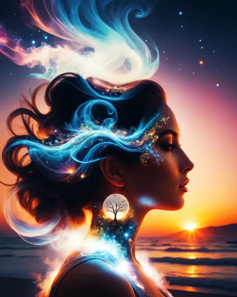 Double Exposure photography, psychedelic photography,
dream  <lora:sdxl_lora_dream:0.7>, <lora:add-detail-xl:2.5>,   Professional, high-resolution, property-focused, commercial, highly detailed . vibrant color, distorted visuals, swirling patterns, trippy, detailed, intricate,neutral, double image ghost effect, image combination, double exposure style