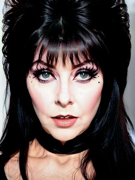 Elvira768 , close up face portrait, detailed eyes, photography, trending on artstation, sharp focus, studio photo, intricate details, highly detailed, by greg rutkowski  <lora:Elvira768:0.6>