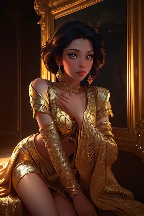 DEN_rebz_SG,
sitting in an Egyptian thrown in a golden Palace, glistening and shining gold, Egyptian, Egypt,
bokeh, f1.4, 40mm, photorealistic, raw, 8k, textured skin, skin pores, intricate details <lora:epi_noiseoffset2:1>, epiCRealism, <lora:ClothingAdjuster3:-0.8>