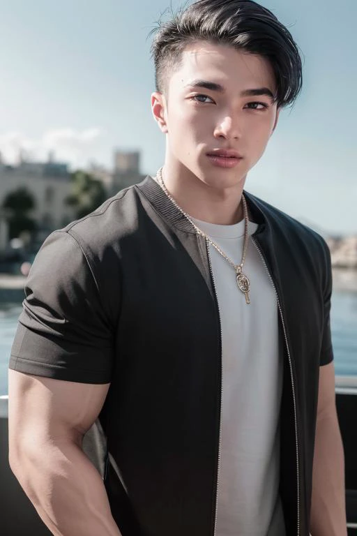 alec kevin, portrait, dynamic poses, muscular, face, realistic, high quality (absurdres, highres, ultra detailed), ((masterpiece)), ((best quality:1.1)), High Resolution, 8k,1boy, best quality, masterpiece, (photorealistic:1.4), 8k raw photo, 4k, high quality, masterpiece, best quality, highres, dynamic poses, realistic, detailed skin, mature male, high contrast  <lora:new new alec-kevin-000009:1>