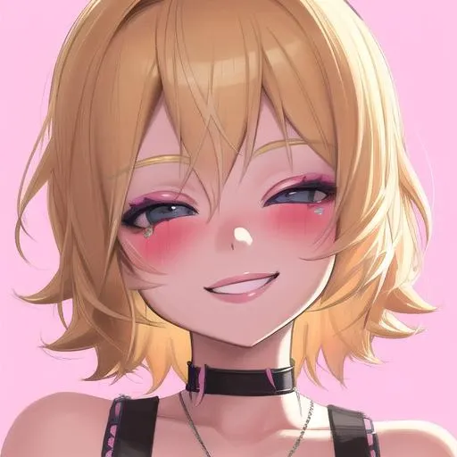 dakotaskyev2,  Anime, digital art , Drawing, (masterpiece), detailed , colorful , photography , Cell Shading,  ((( _smile512))) , (((portrait))), blonde hair,  absurdres,