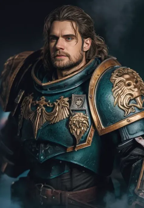focus, hecavill, sks person,  closeup, action pose, dynamic angle,
(upper body:1.2), 
, night, solo, 1boy, full armor, battle-worn armor, bulky,  40k, lion'el, blonde hair, slickedback hair, facial scaring, old,  ruins, battle field,
[(
slow motion, motion blur, dynamic, 
Cinematic film still, sparks,  battle field, 
((Best quality)), 
8K RAW, 
ravishing, (vivid bright colors:1.3), vibrant,  best quality,
 8k, artstation, 
by Esaias van de Velde, Cagnaccio di San Pietro, Warwick , Theo van Rysselberghe, negative space, colorgraded, Cinematic film still, analog style, RAW photo, hyper real photo, ultrarealistic , 8k uhd, dslr, soft lighting, high quality, film grain 50mm lens,  colorgraded, volumetric lighting, volumetric fog,  absurdres, , realistic,  Cinematic composition, 
back lighting,
<lora:uv:0.7> <lora:LowRA:0.4><lora:FilmG2:0.66>
 <lora:lionel mk1:0.53> <lora:3DMM_V11:0.0> <lora:add_detail:0.4><lora:WH40K:0.24> 
):8]
<lyco:GoodHands-beta2:1.0> 
 <lyco:locon_henry_v1_from_v1_64_32:0.4>