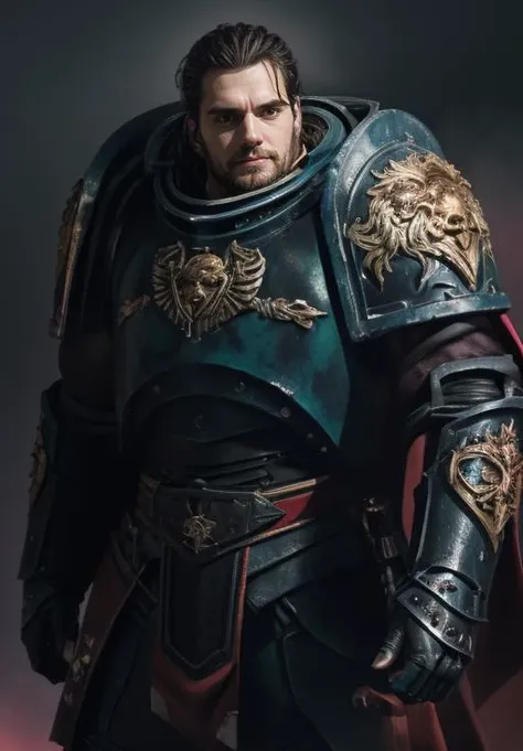 focus, hecavill, sks person,  closeup, action pose, dynamic angle,
(upper body:1.2), 
, night, solo, 1boy, full armor, battle-worn armor, bulky,  40k, lion'el, blonde hair, slickedback hair, facial scaring, old,  ruins, battle field,
[(
slow motion, motion blur, dynamic, 
Cinematic film still, sparks,  battle field, 
((Best quality)), 
8K RAW, 
ravishing, (vivid bright colors:1.3), vibrant,  best quality,
 8k, artstation, 
by Esaias van de Velde, Cagnaccio di San Pietro, Warwick , Theo van Rysselberghe, negative space, colorgraded, Cinematic film still, analog style, RAW photo, hyper real photo, ultrarealistic , 8k uhd, dslr, soft lighting, high quality, film grain 50mm lens,  colorgraded, volumetric lighting, volumetric fog,  absurdres, , realistic,  Cinematic composition, 
back lighting,
<lora:uv:0.7> <lora:LowRA:0.65><lora:FilmG2:0.66>
 <lora:lionel mk1:0.53> <lora:3DMM_V11:0.0> <lora:add_detail:0.4><lora:WH40K:0.24> 
):8]
<lyco:GoodHands-beta2:1.0> 
 <lyco:locon_henry_v1_from_v1_64_32:0.4>