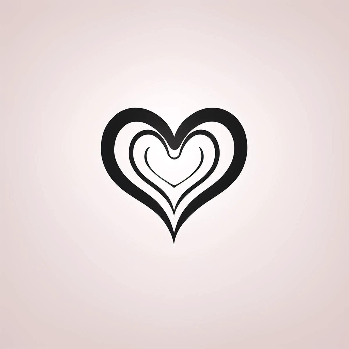 icon design, black and white ink style, heart,<lora:ink_icon:1>