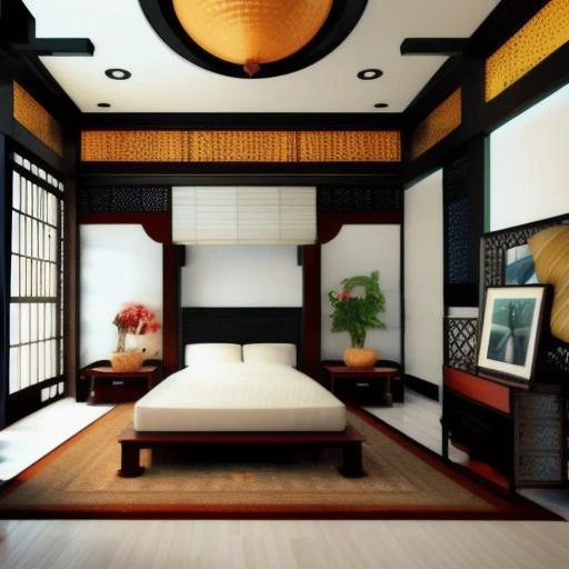 <lora:Southeast Asian style bedroom_2:0.8> southeast Asian style bedroom