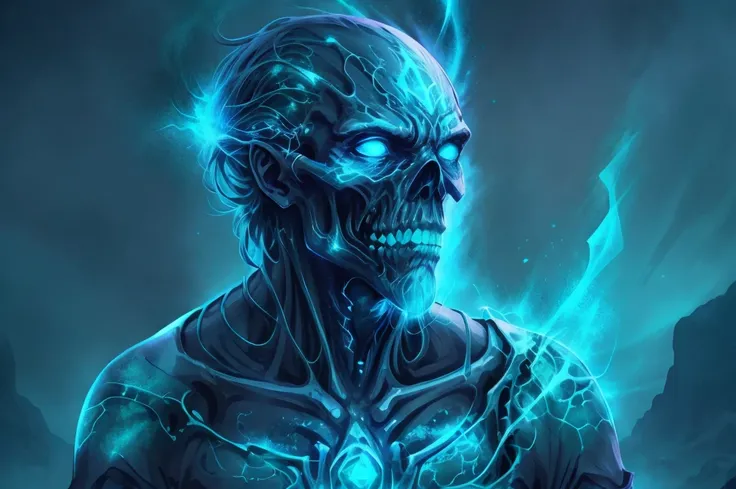 human undead wizard with chalky sunkun skin giving an almost withered look <lora:fractalized:0.5> fractalized, <lora:EnergyVeins:0.8> (EnergyVeins:0.8), glowing <lora:Concept - Runemagic:0.25> Rune_Magic, Magic, Power, Emerald Green, Silver, and Lavender colors, (midnight lighting:1.15), (blending:0.95), (highly detailed, high quality:1.3)