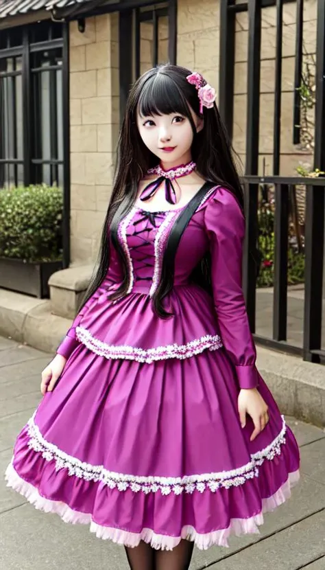 1girl, lo sweet:1.64, smile, looking at viewer, in doors, spring,dark blue dress, gothic dress, red eyes, glowing eyes, long hair, black thighhighs, high heels, (recoco:1.24), frilled dress, detailed face, petals, flower patterned dress, choker,
forge and factory background, flame, full body,
<lora:nana_v6:0.78>, <lora:3db515:0.3>, <lora:lo_fashions_v5:0.74>
rain, street, kawaii,