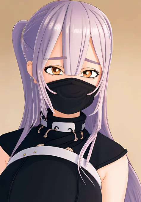 <lora:konoichi_chiyome:0.8>, konoichi_chiyome, 1girl, solo, smile, portrait, facemask, ninja, fishnets, (seductive, alluring, charming:1.3), (highly detailed, high quality:1.3)