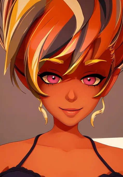 <lora:roxy:0.8>, roxy, 1girl, solo, portrait, smirk, (masterpiece, best quality, detailed:1.3), (highly detailed, high quality:1.3)