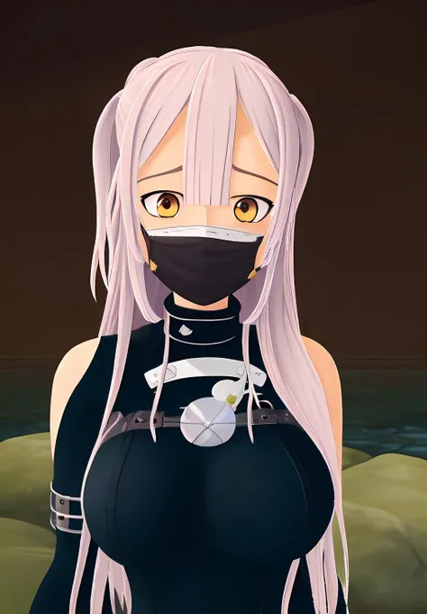 <lora:konoichi_chiyome:0.8>, konoichi_chiyome, 1girl, solo, smile, ninja, bodysuit, fishnets, face mask, (seductive, alluring, charming:1.3), (highly detailed, high quality:1.3)