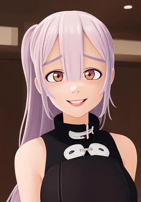 <lora:konoichi_chiyome:0.8>, konoichi_chiyome, 1girl, solo, smile, portrait,, (seductive, alluring, charming:1.3), (highly detailed, high quality:1.3)