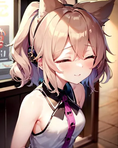 A pushing me down and looking down at me、A bewildering smile、