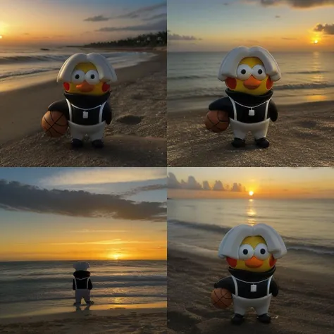 <lora:kunkun-HXZ:0.8>kunkun,sunset,beach,ocean,